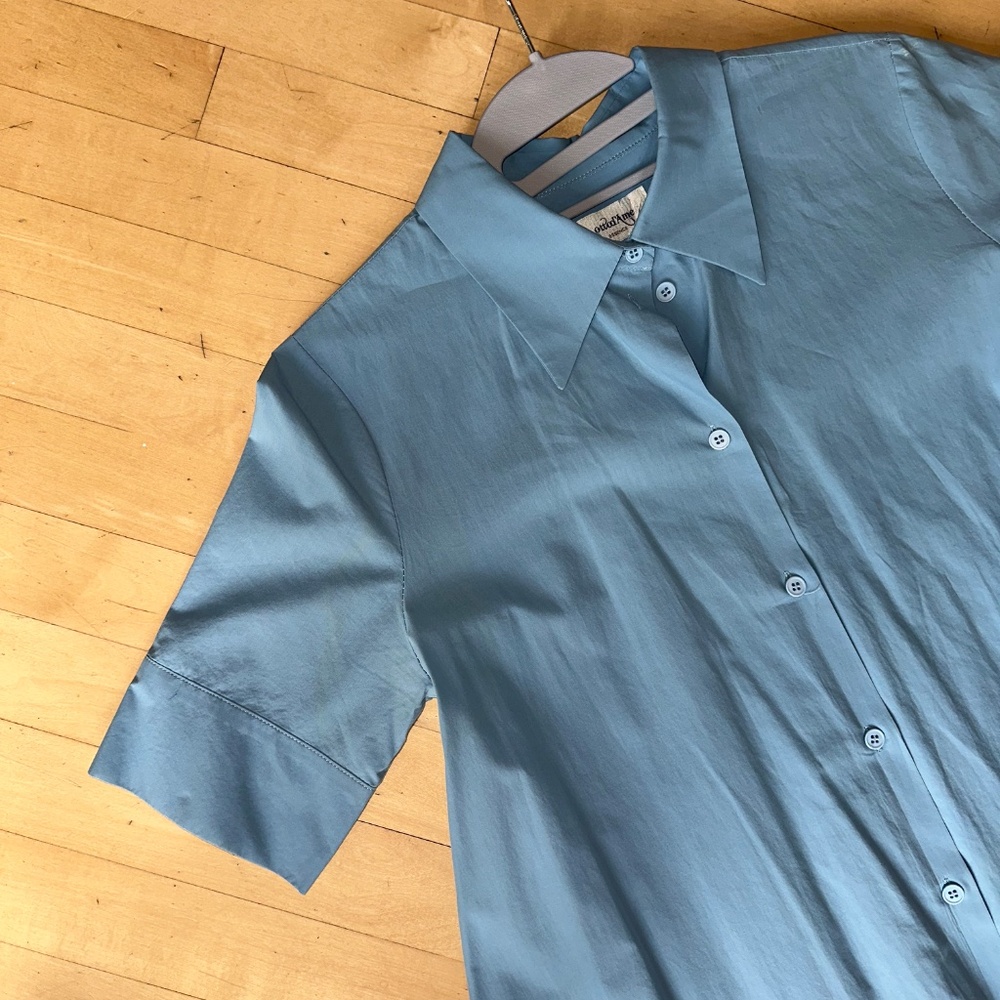 otto'd âme French blue shirt dress, 6, G1211 - Picture 4 of 6